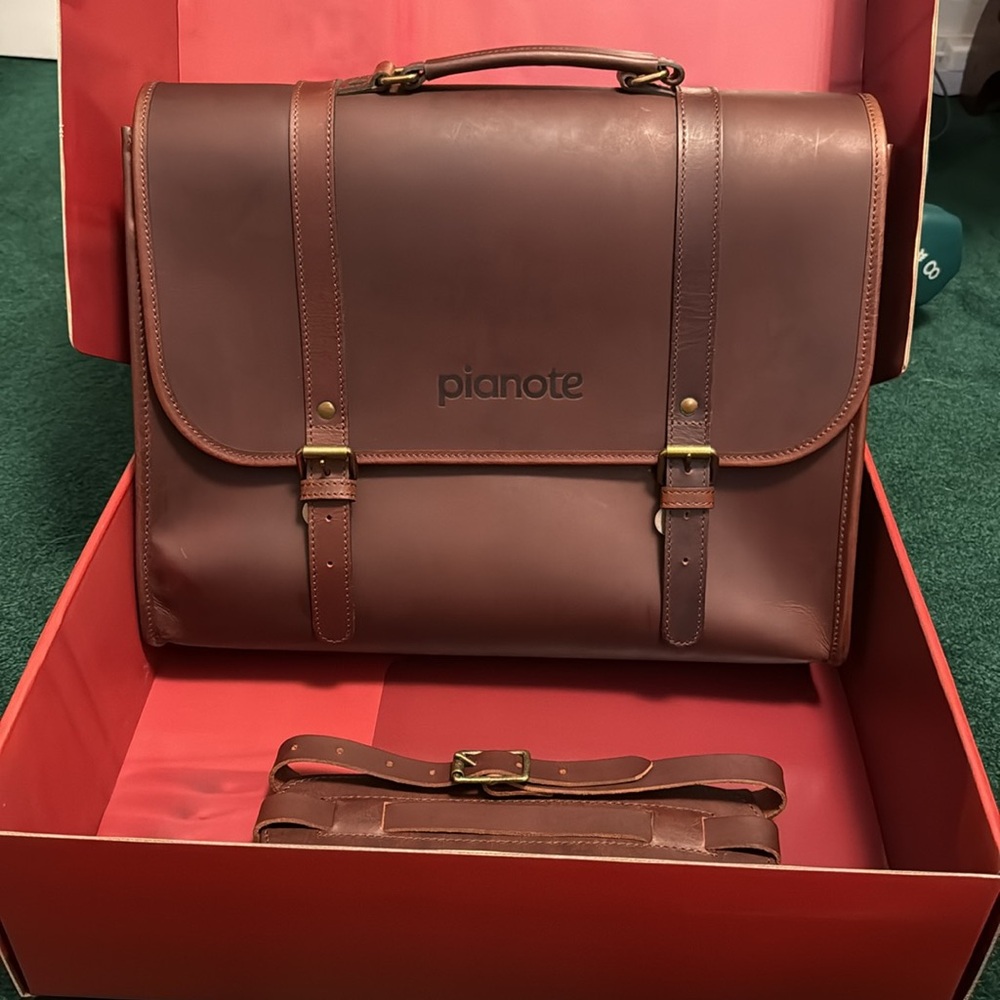 Handcrafted Leather Book Bag *NEW*